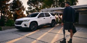 2023 Chevrolet Traverse parked near Anderson, IN