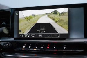 The interior of a 2024 Silverado HD parked near Anderson, Indiana
