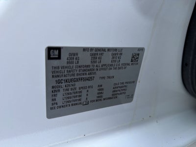 2015 Chevrolet Silverado 2500 HD Work Truck