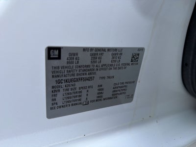 2015 Chevrolet Silverado 2500 HD Work Truck