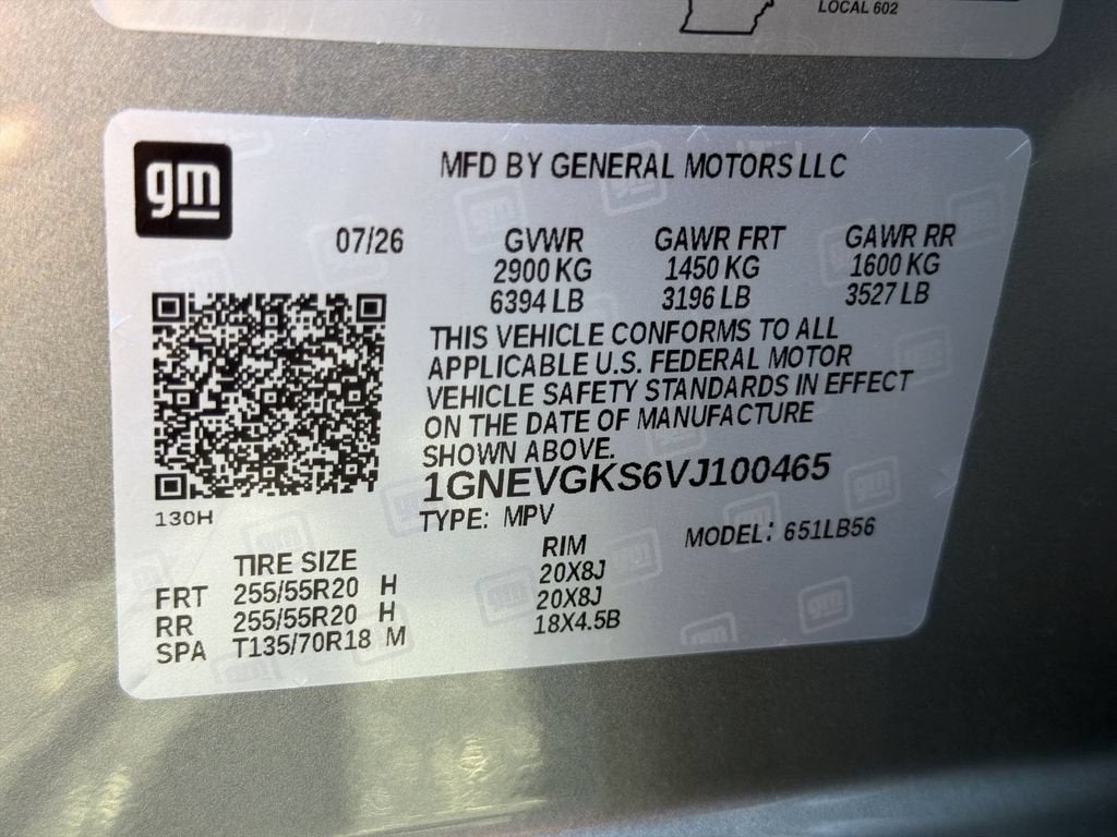 2027 Chevrolet Traverse LT