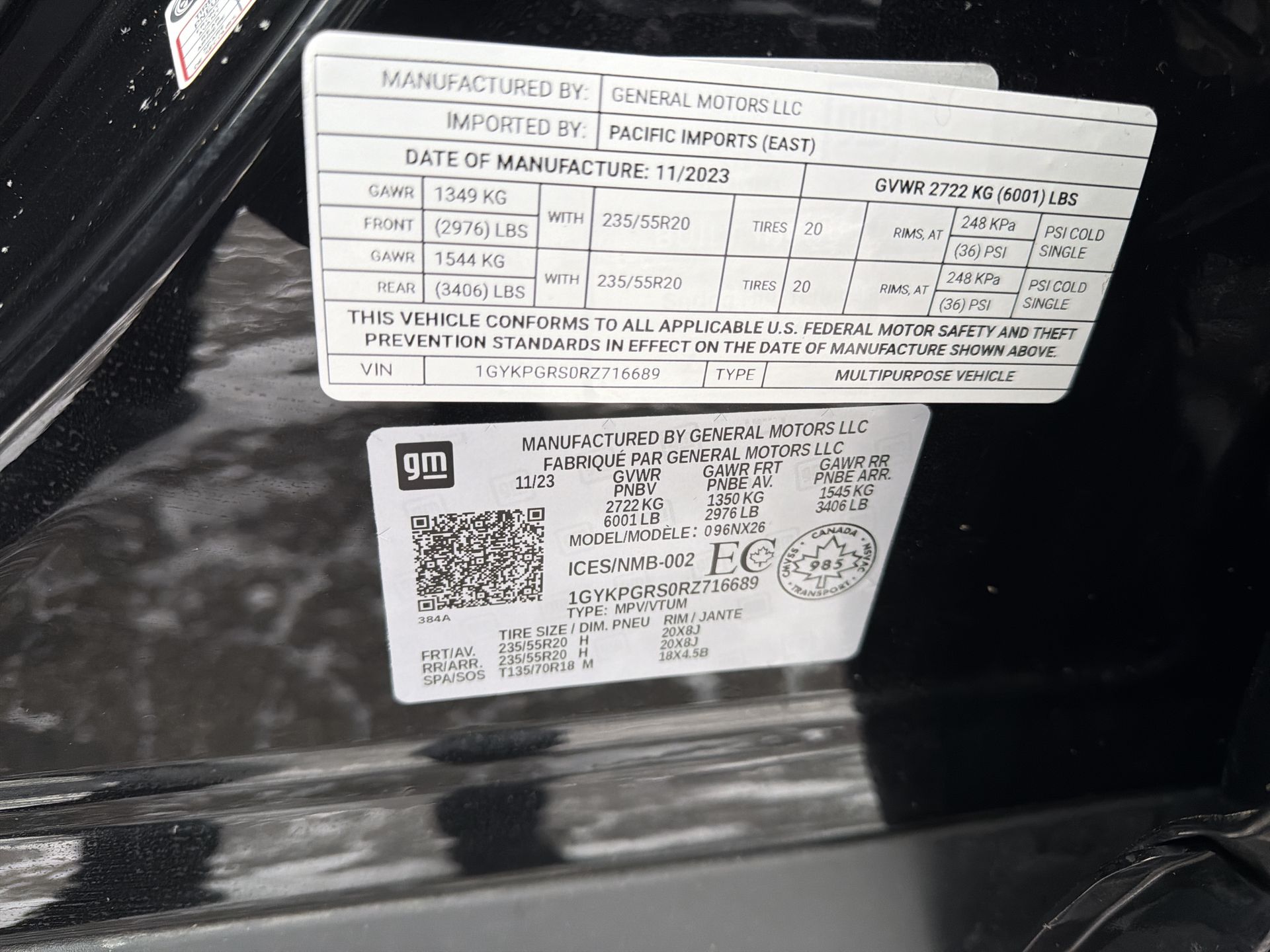 2024 Cadillac XT6 Sport