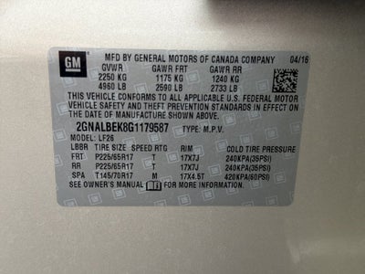 2016 Chevrolet Equinox LS