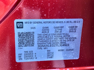 2026 Chevrolet Equinox RS