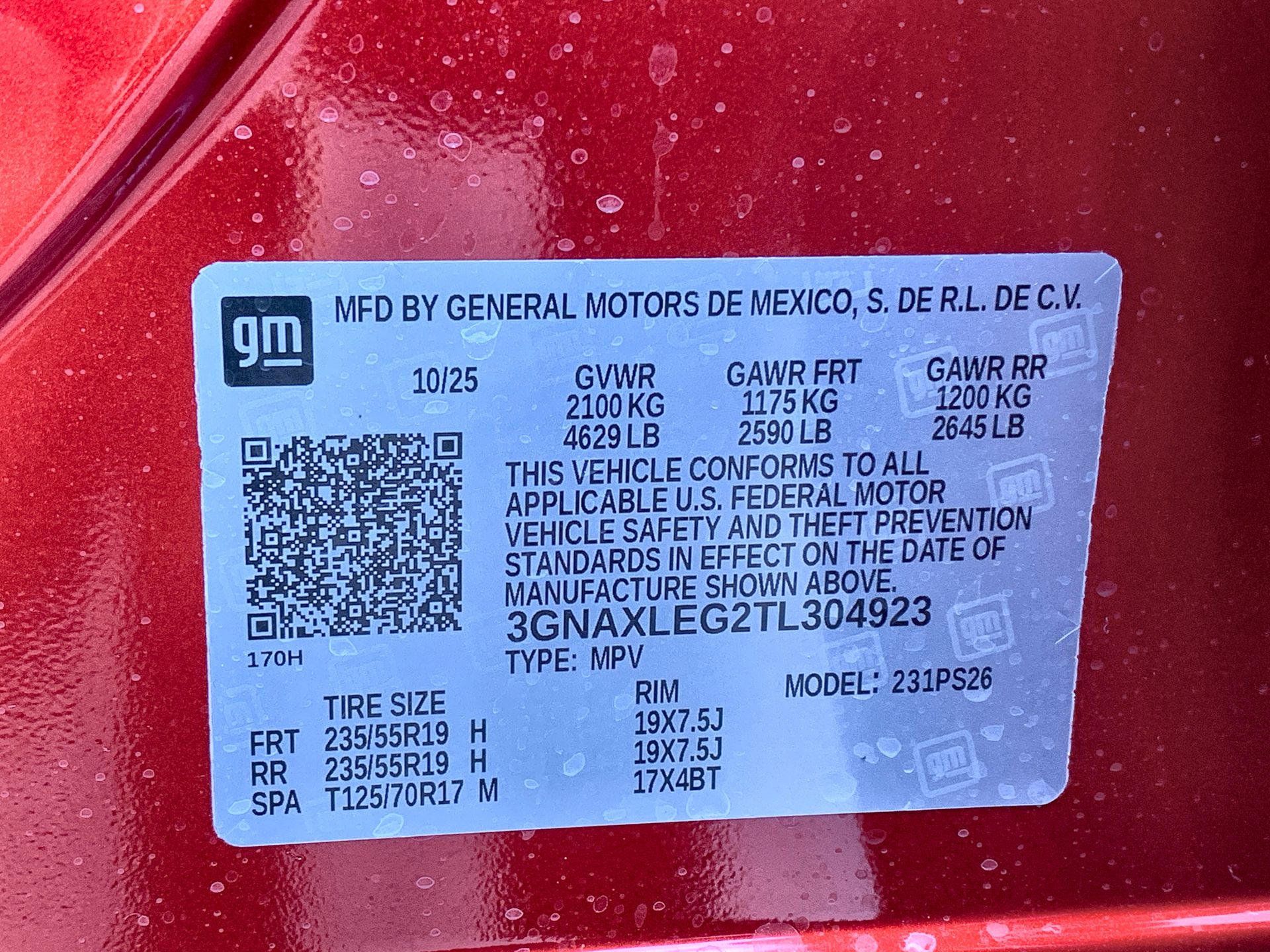 2026 Chevrolet Equinox RS