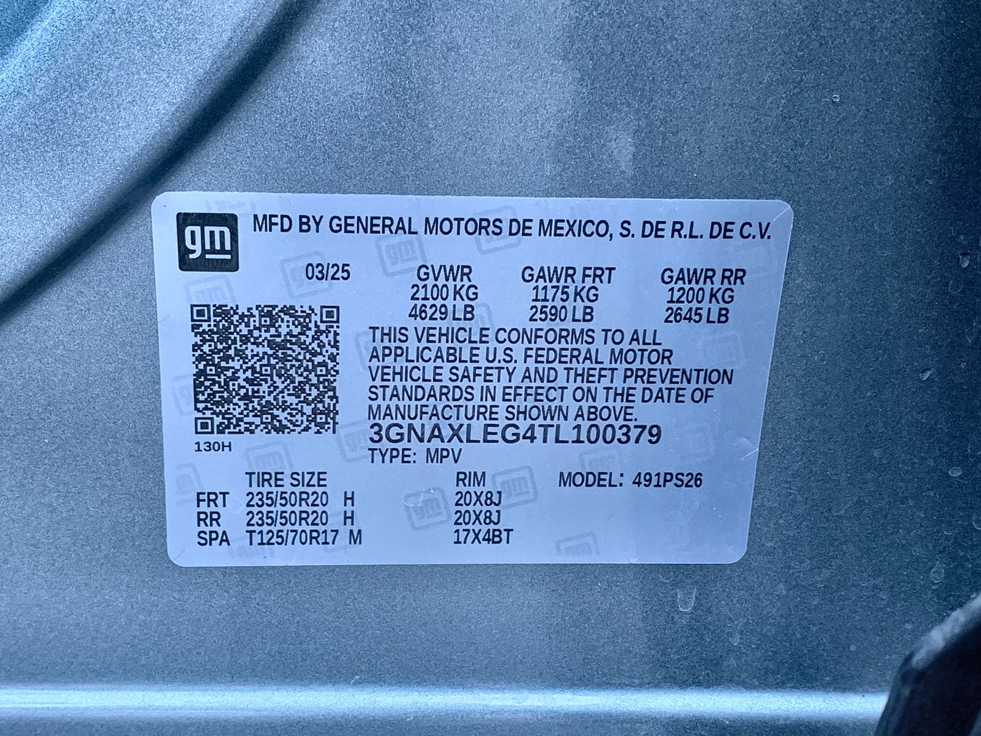 2026 Chevrolet Equinox RS