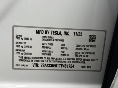 2026 Tesla Model X Plaid
