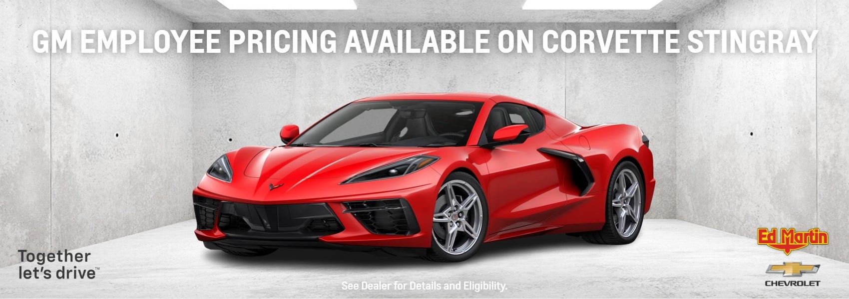 gm employee pricing available on corvette stingray