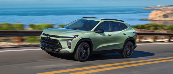 2026 Chevrolet Trax 1RS, exterior three-quarter view