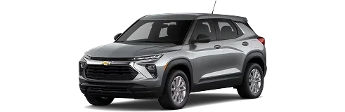 A gray Chevrolet Trailblazer